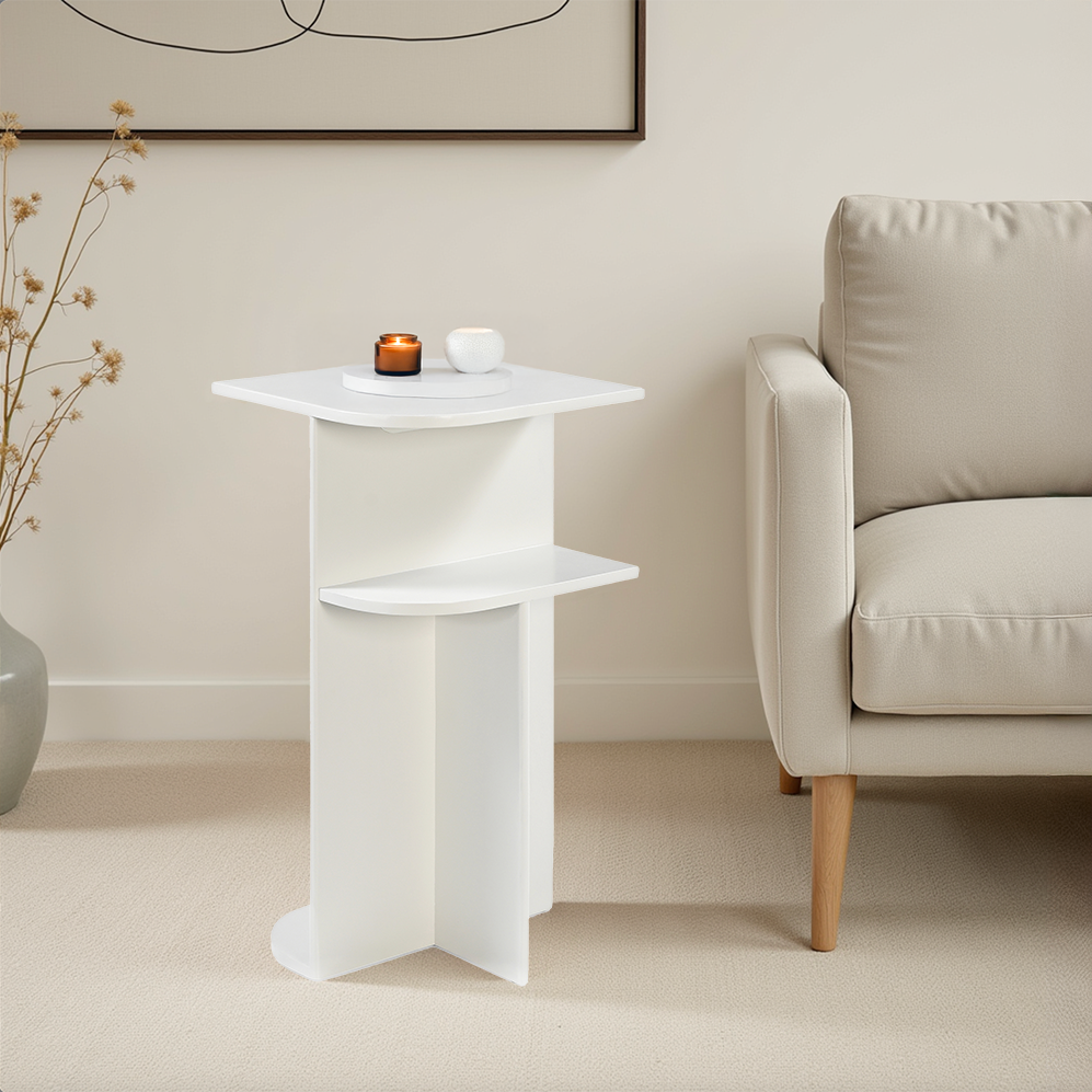 Banktafel Jade Off White