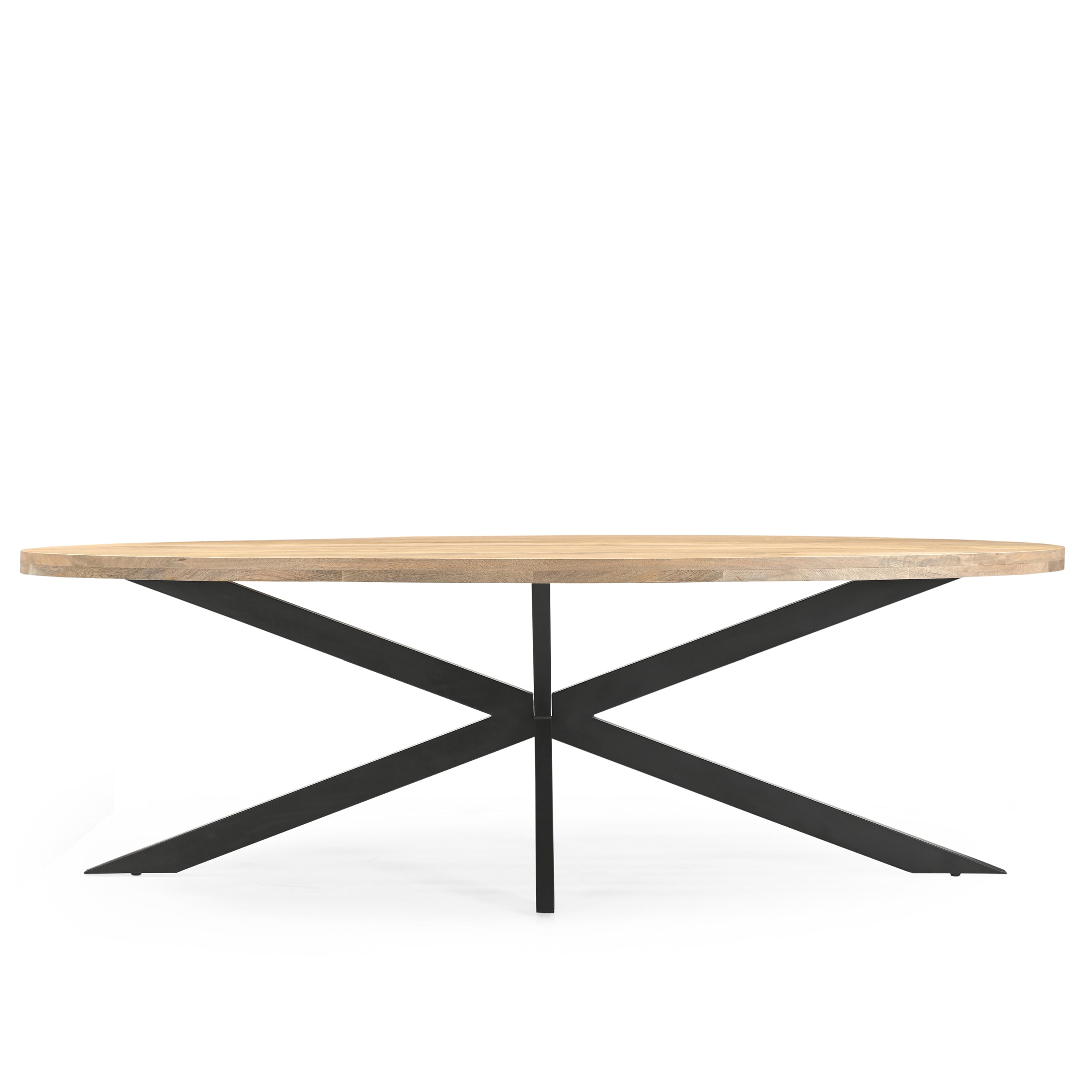 Eetkamertafel Ellips 25+25 200