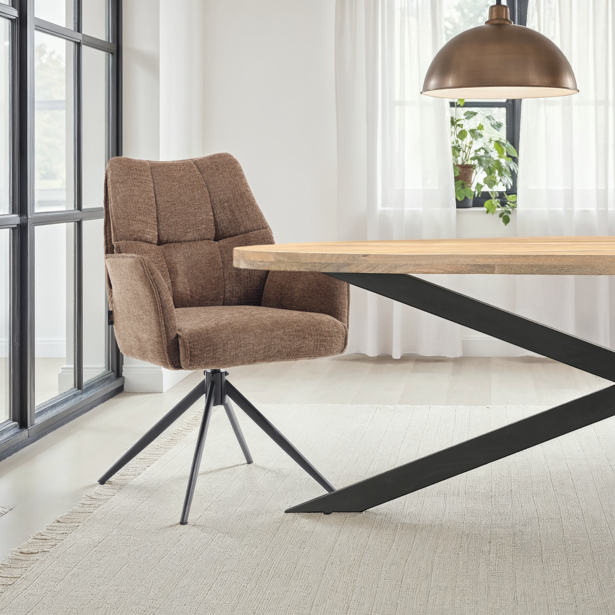 Chaise de salle à manger Sem Tresor 43 Taupe