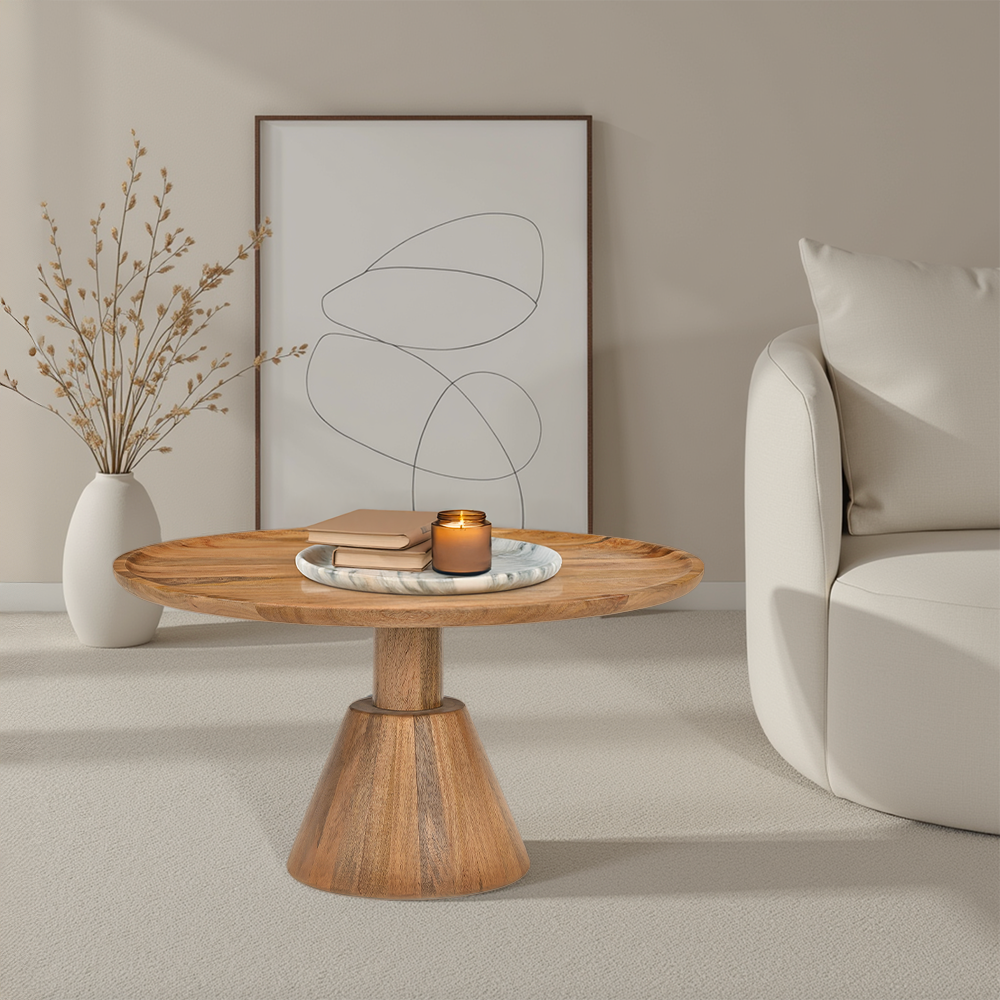 Salontafel Jade Kegelvoet Naturel