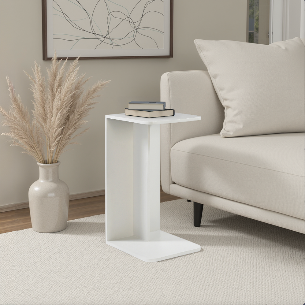 Banktafel Jade Recht Off White