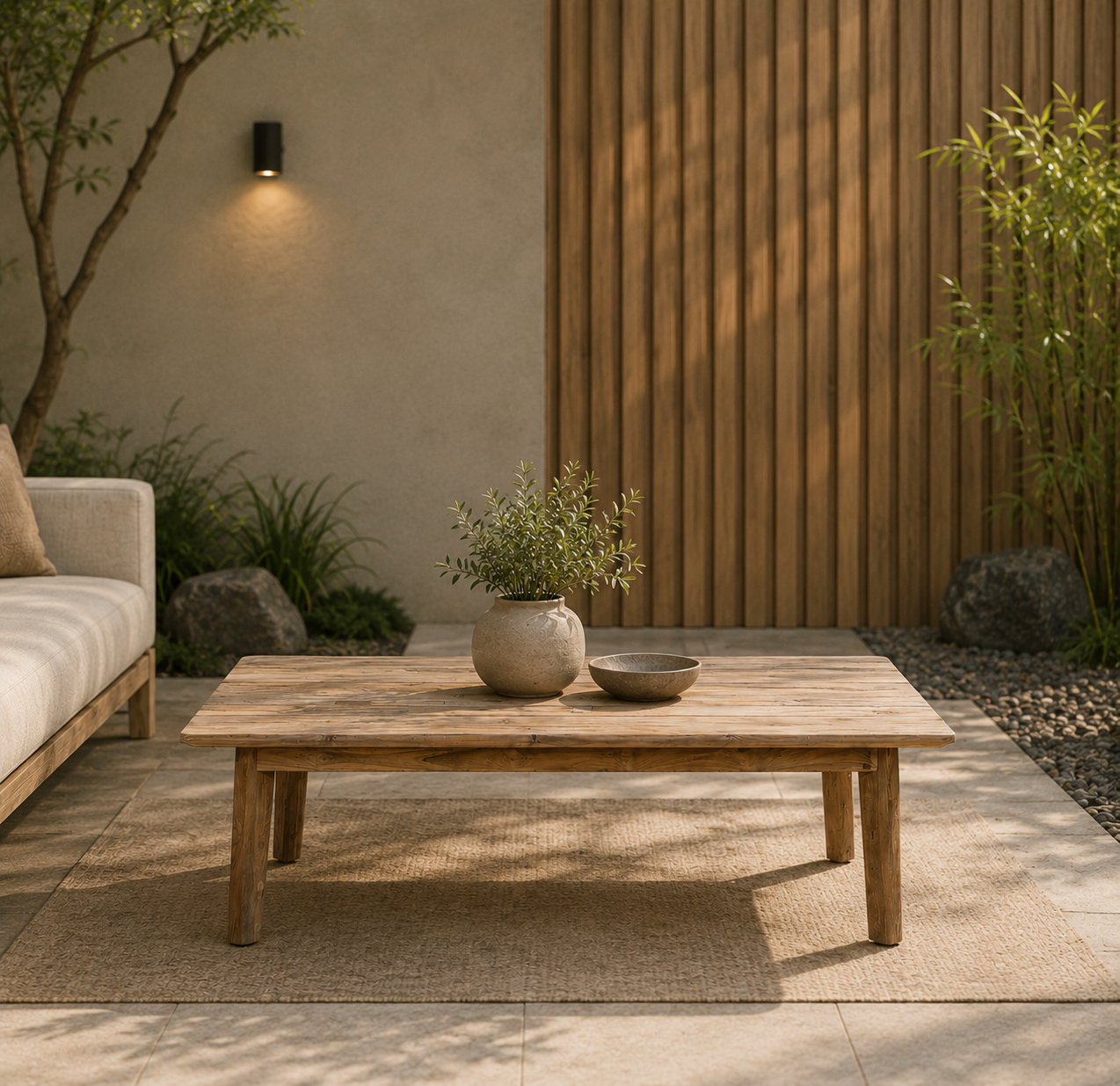 Tuin Salontafel Bromo Teak 130